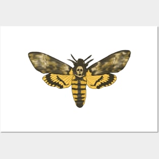 Death’s Head Hawk Moth Posters and Art